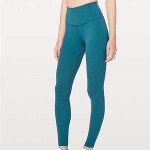 LULULEMON ALIGN PANT 28” TONIC TEAL SZ 4